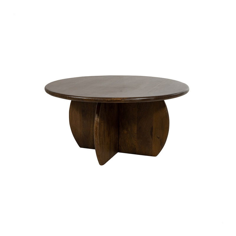 Salontafel Belly | Ø80, H40, Mango Walnut