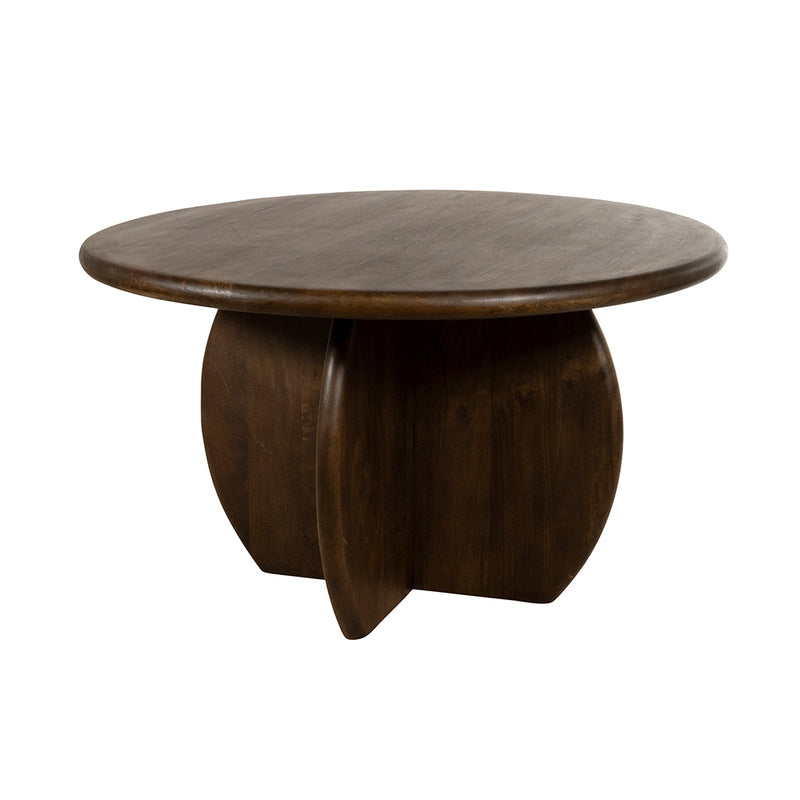 Eettafel Belly | Mangohout | Rond | 130cm