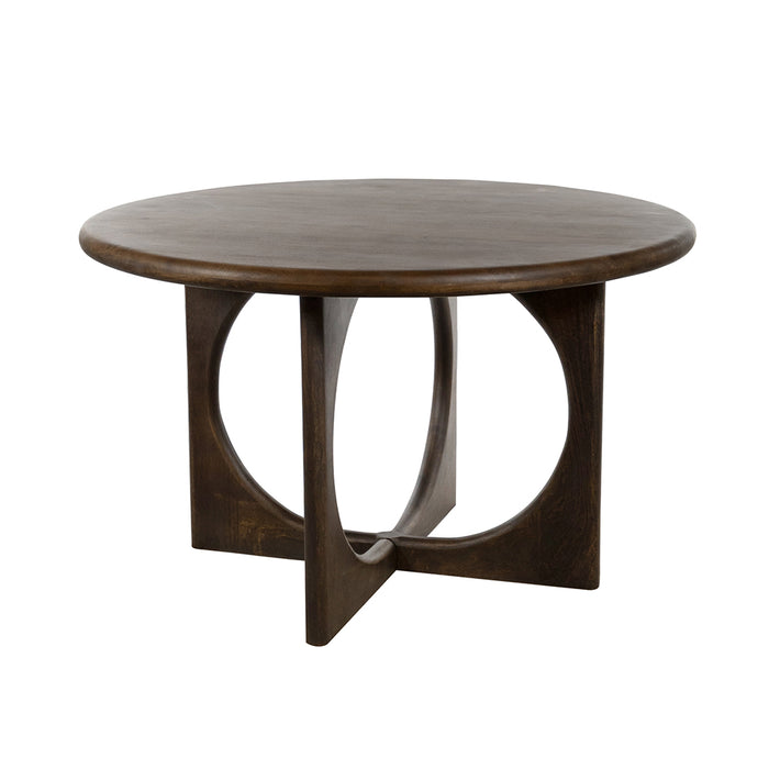 Eettafel Zodiac | Mangohout | Rond | 130cm