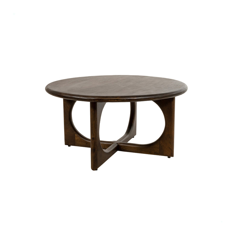 Salontafel Zodiac | Ø80, H40, Mango Walnut