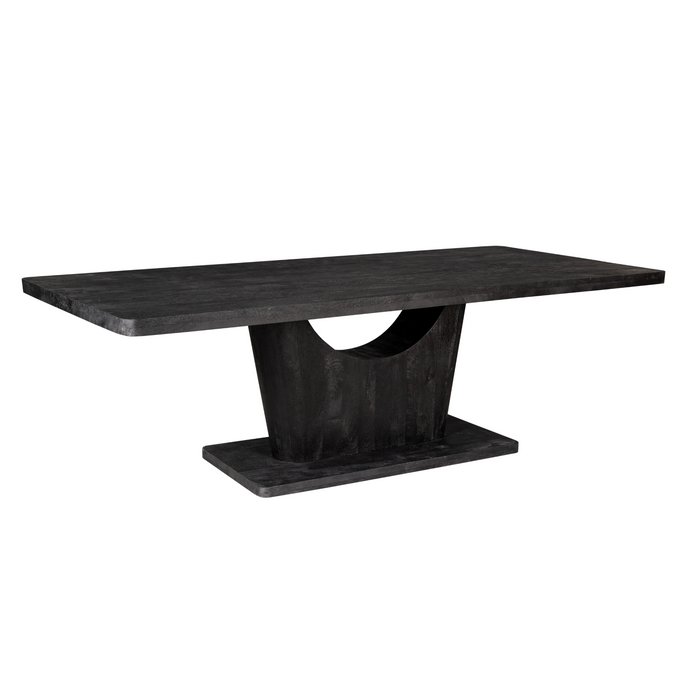 Eettafel Voco Black | Mangohout | Deens Ovaal | 240cm