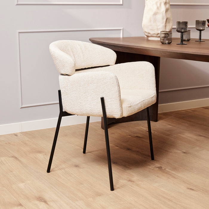 (Prijs per 2) Eetkamerstoel Otis | White