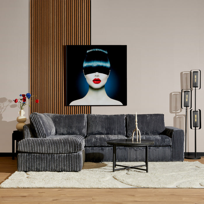 Hoekbank Teddy | Links | Antraciet