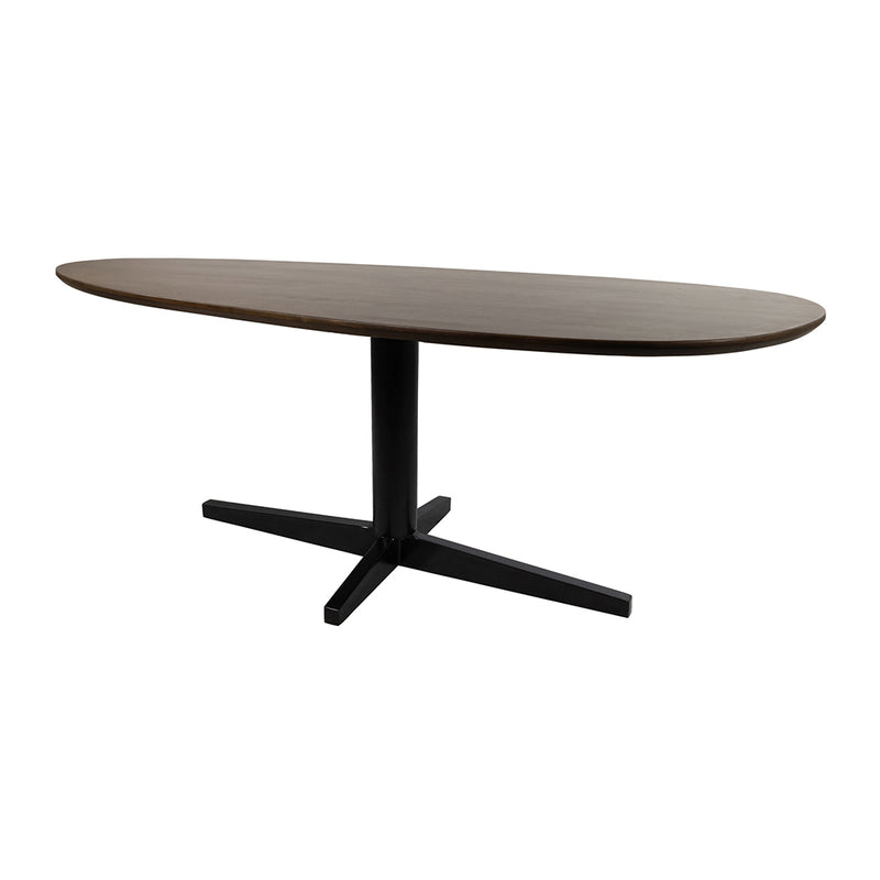Eettafel Taurus | Mangohout | Organisch | Kolompoot Black