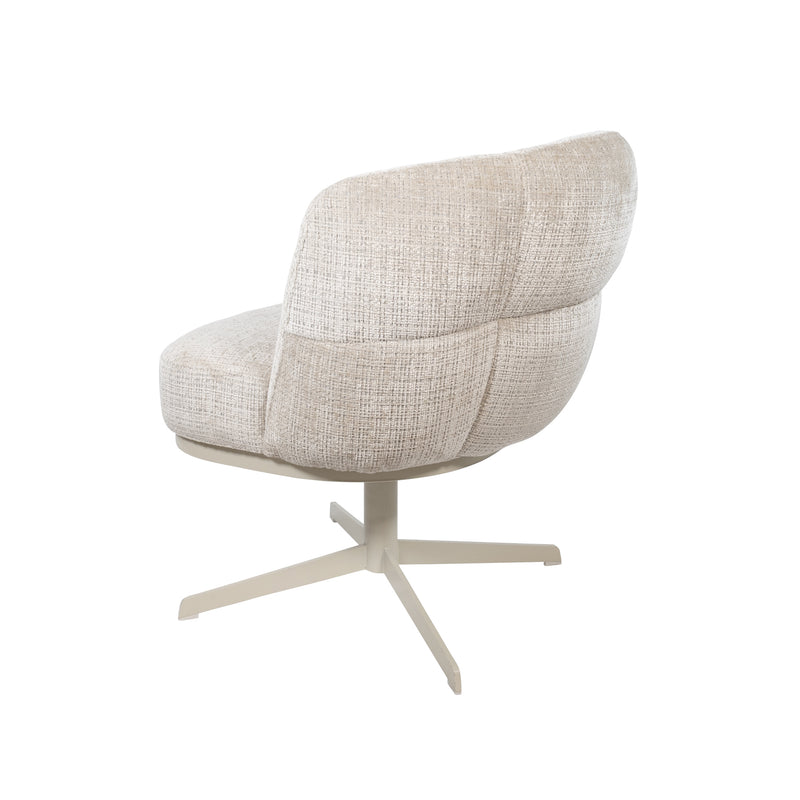 JLo Eetkamerstoel | beige draaipoot 360 Cremona Taupe 04