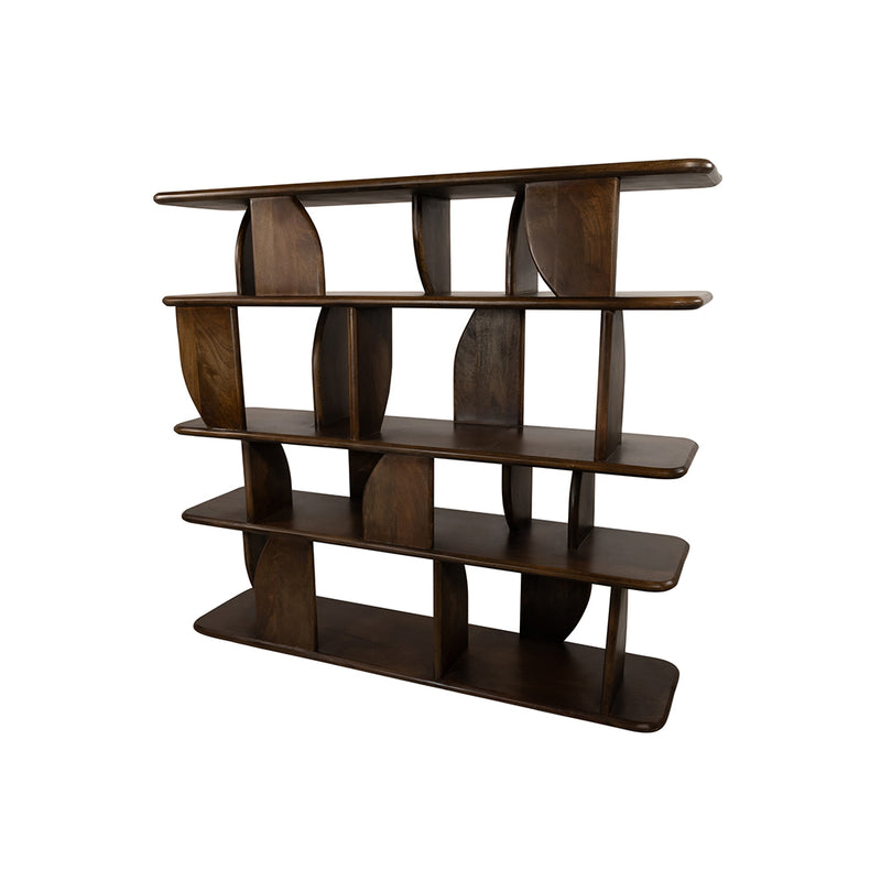 Oregano | boekenkast 140, Mango Brown Walnut