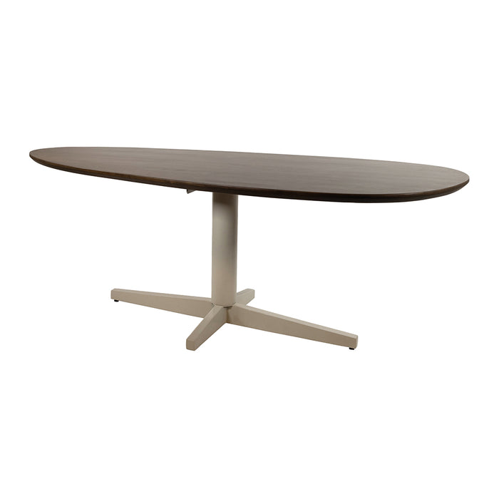 Eettafel Taurus | Mangohout | Organisch | Kolompoot Beige | 190cm