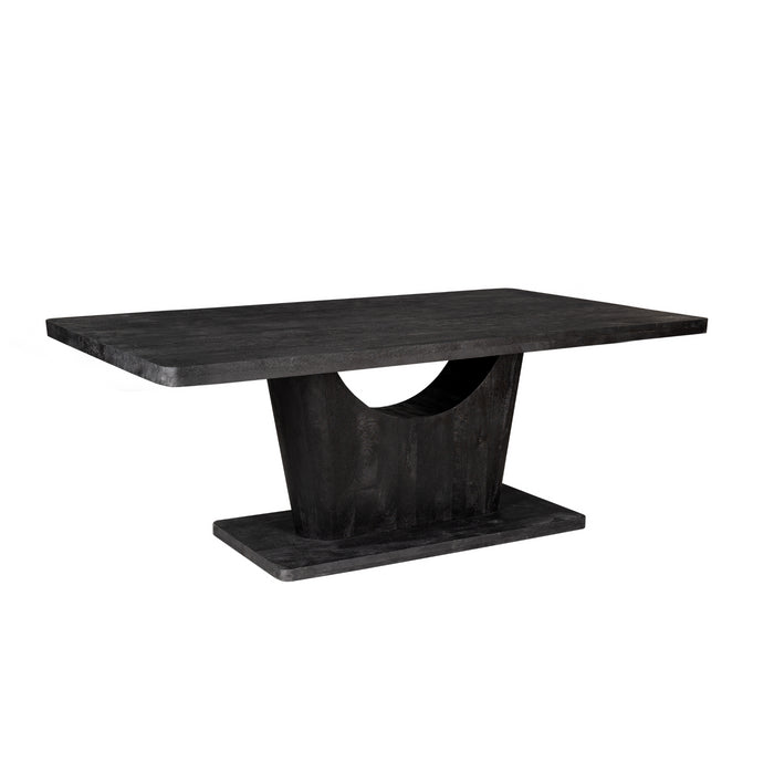 Eettafel Voco Black | Mangohout | Deens Ovaal