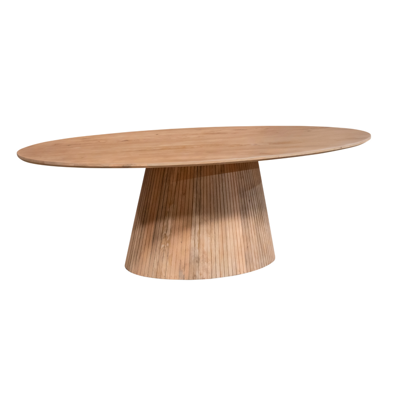 Eettafel Solana Naturel | Mangohout | Ovaal