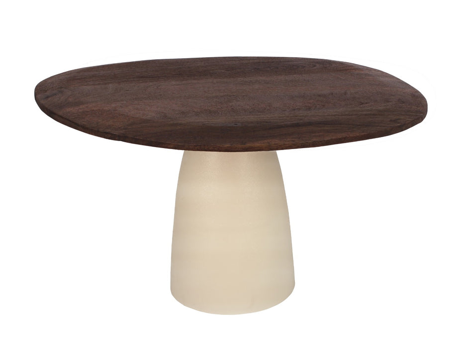 Eettafel Marron | Mangohout | Organisch | 140cm