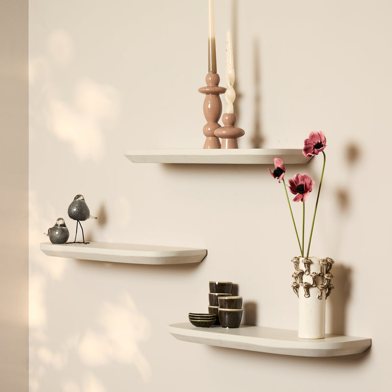 Wandplank Gusta Sand | 60 cm | Set van 3