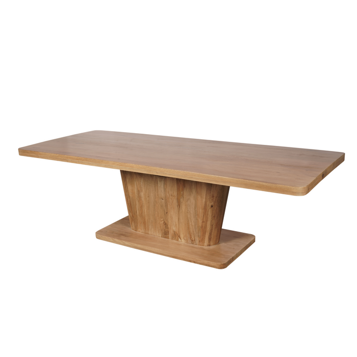 Eettafel Voco Naturel | Mangohout | Deens Ovaal | 240cm