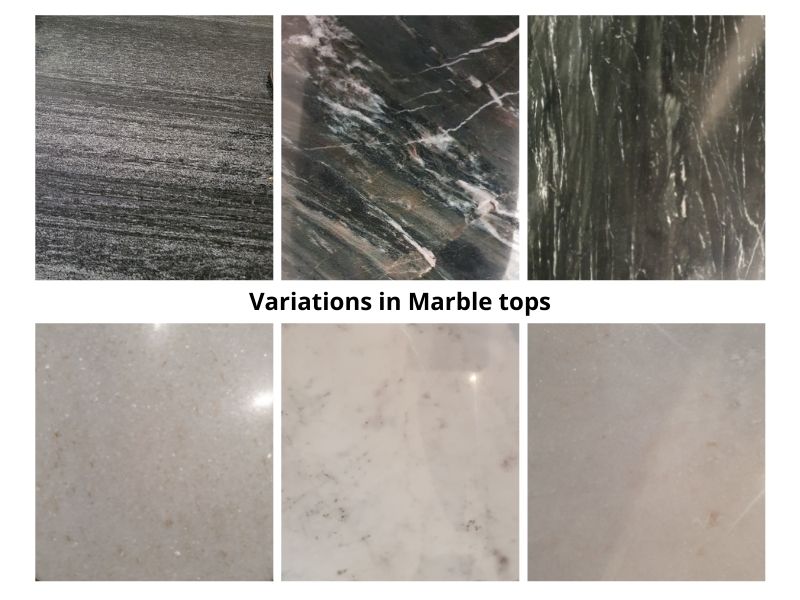 Organic Marble Black Gold | 110cm