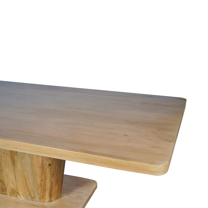 Eettafel Voco Naturel | Mangohout | Deens Ovaal | 240cm