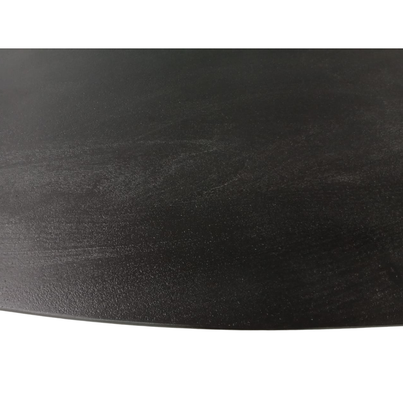 Eettafel Brandy Black | 160 cm | Ovaal