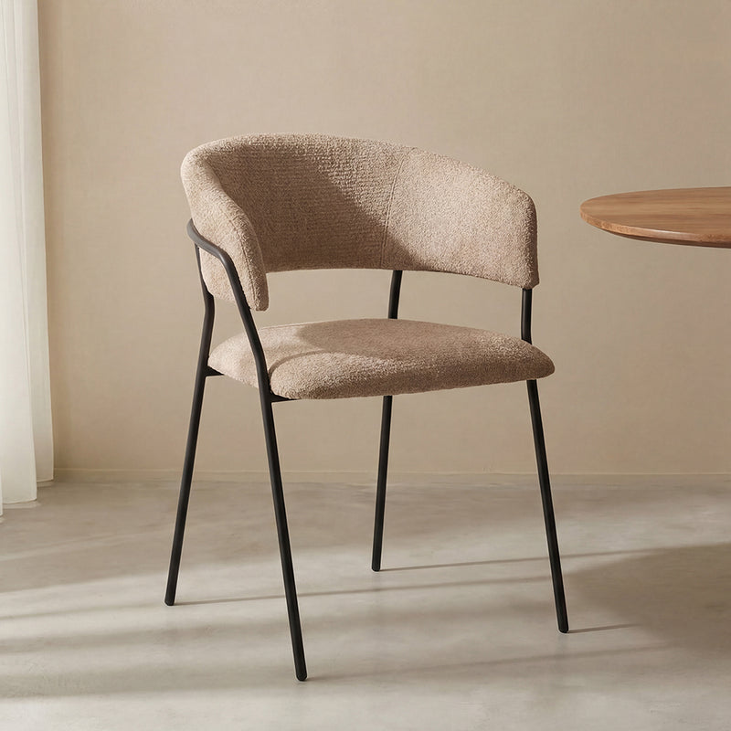Eetkamerstoel Luuk | Beige | 58x45x80cm