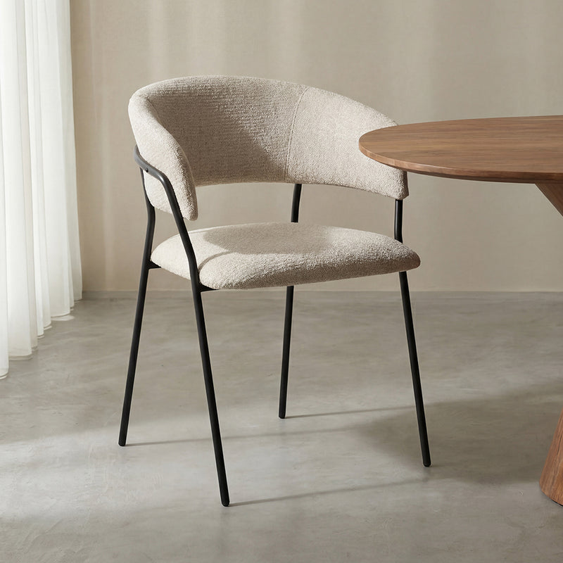 Eetkamerstoel Luuk | Beige | 58x45x80cm
