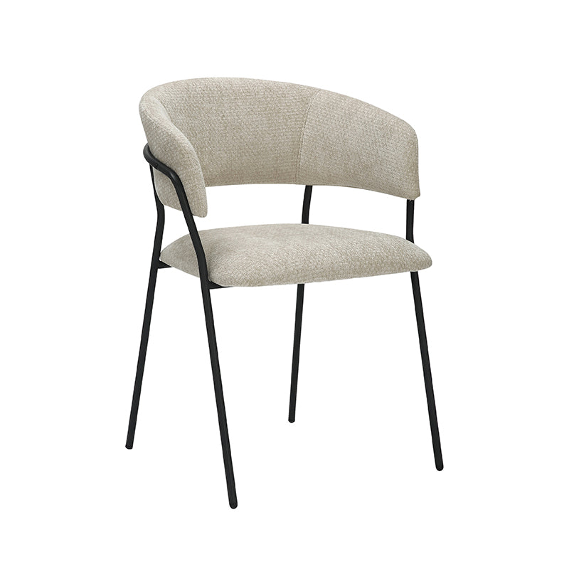 Eetkamerstoel Luuk | Beige | 58x45x80cm