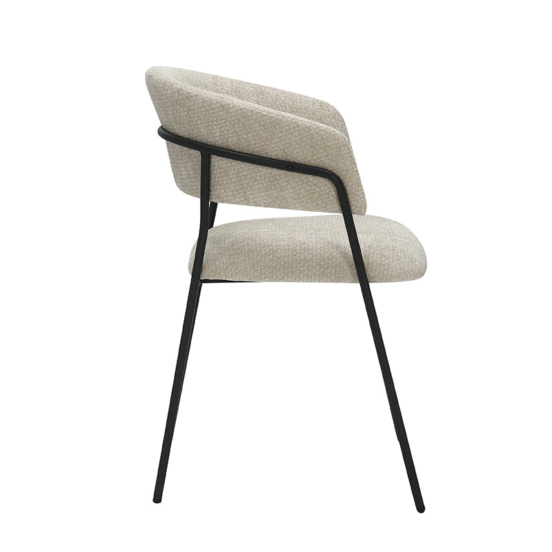 Eetkamerstoel Luuk | Beige | 58x45x80cm