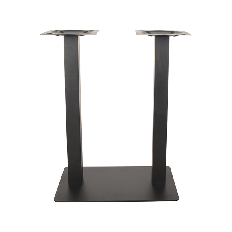 Bartafel Tafelpoot | Metaal | Dubbel Zwart Dubbel 92 cm