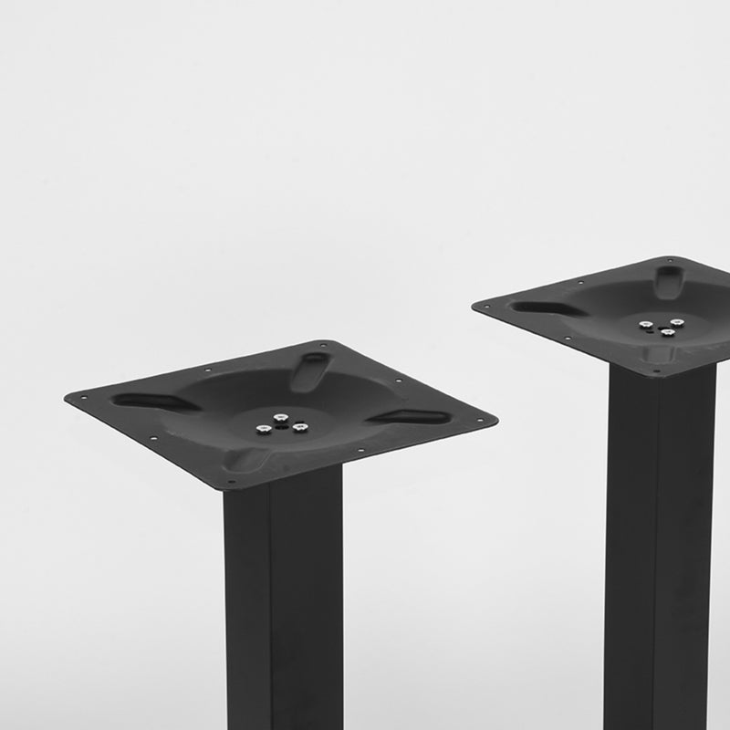 Eettafel Tafelpoot Dubbel | Metaal | Eetkamertafel Zwart Dubbel 71 cm