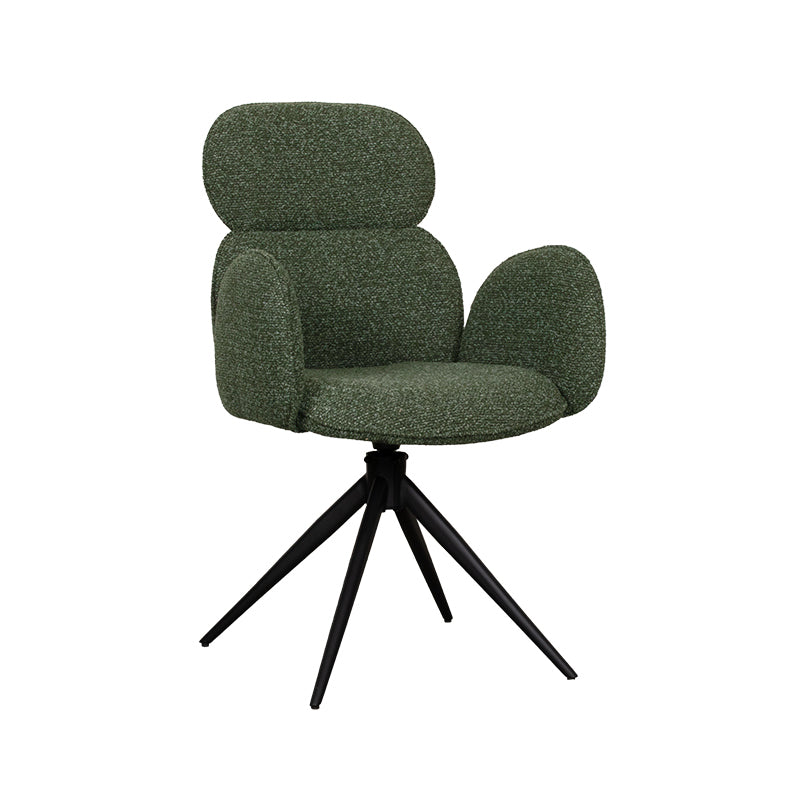 Eetkamerstoel Vidar | Groen | 58x62x91 cm