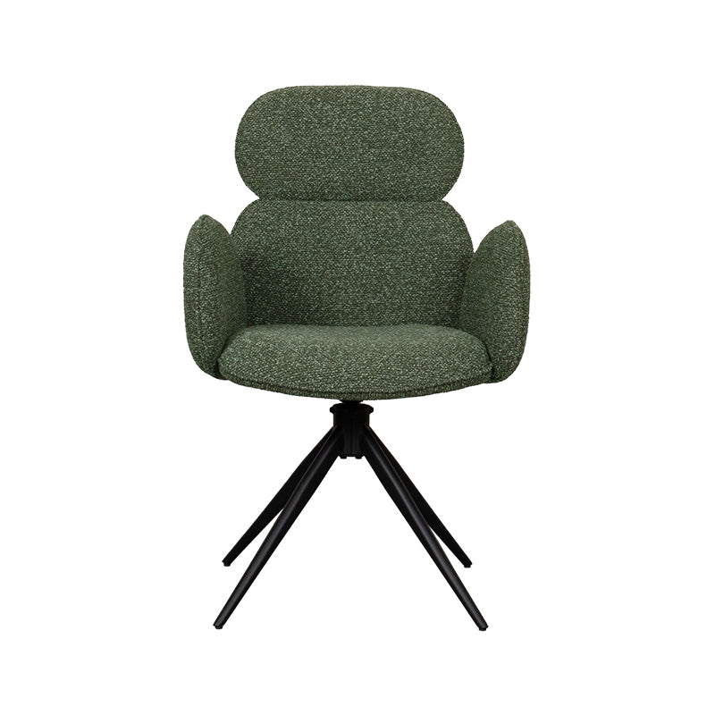 Eetkamerstoel Vidar | Groen | 58x62x91 cm