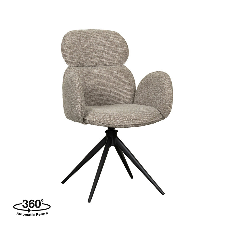 Eetkamerstoel Vidar | Beige | 58x62x91 cm