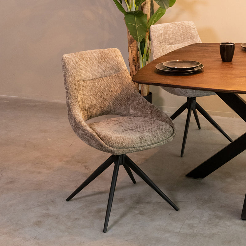 Eetkamerstoel Marlow | Beige | 48x63x86 cm