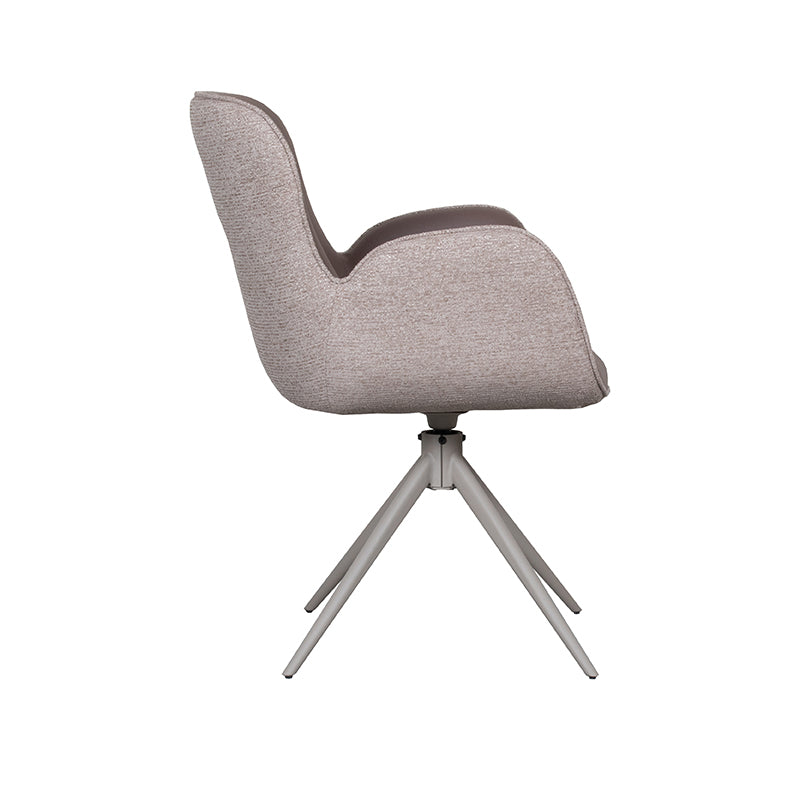 Eetkamerstoel Lasse | Taupe | 60x65x90 cm