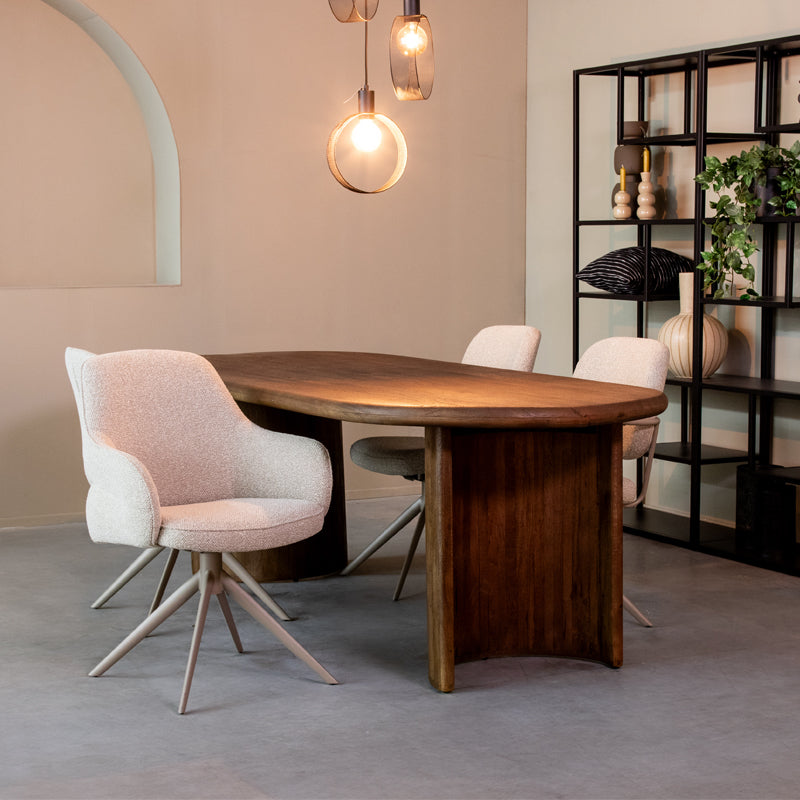 Eetkamerstoel Bern | Beige | 61x66x91 cm