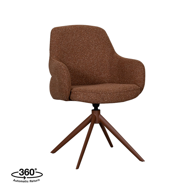 Eetkamerstoel Bern | Bruin | 61x66x91 cm