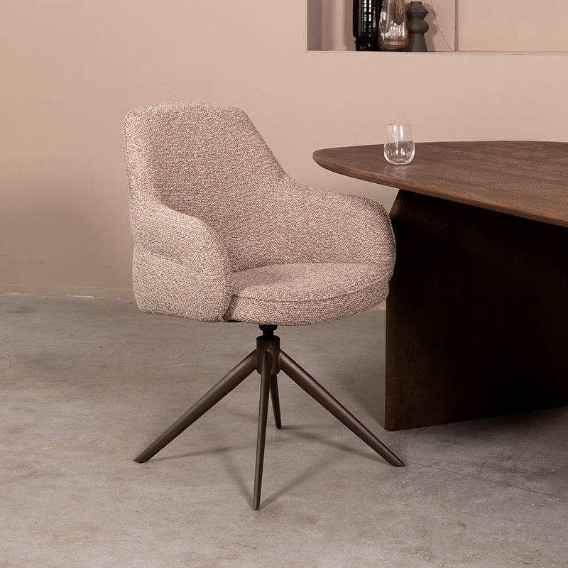 Eetkamerstoel Bern | Beige | 61x66x91 cm