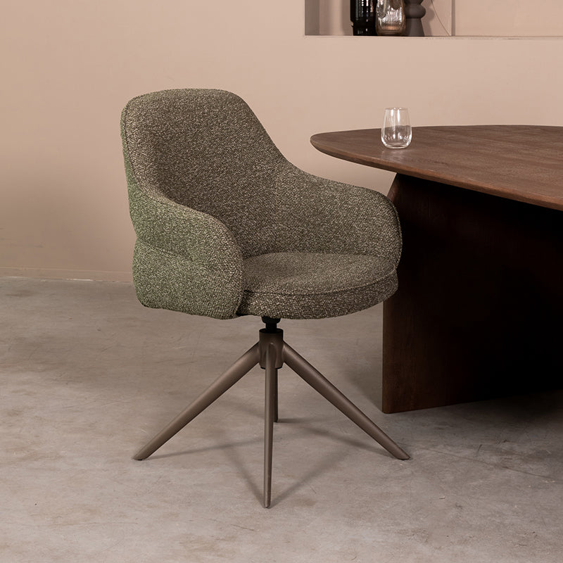 Eetkamerstoel Bern | Groen | 61x66x91 cm