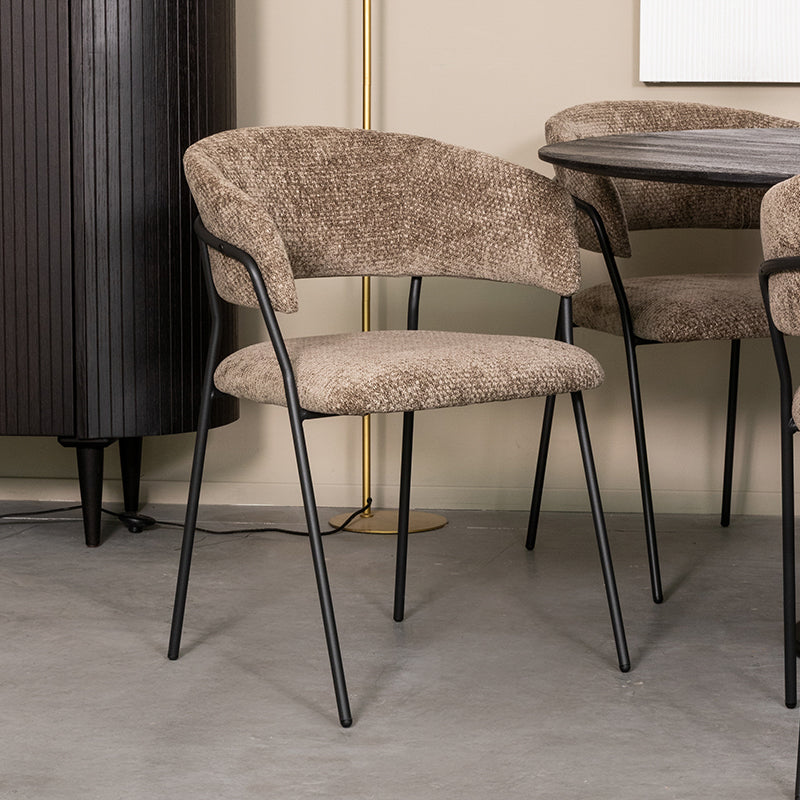 Eetkamerstoel Luuk | Beige | 58x45x80cm