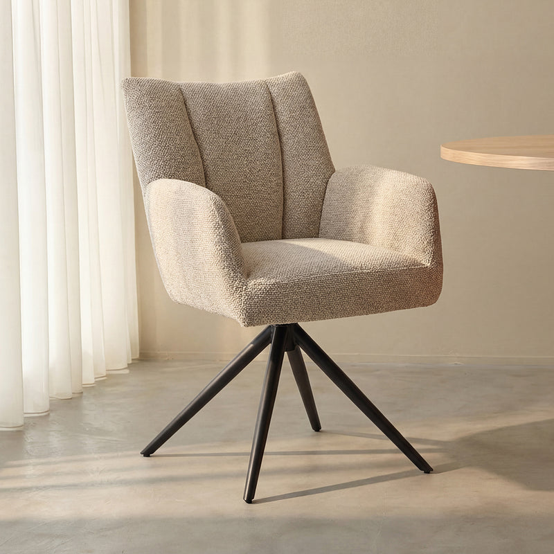 Eetkamerstoel Padua | Beige | 65x66x86 cm