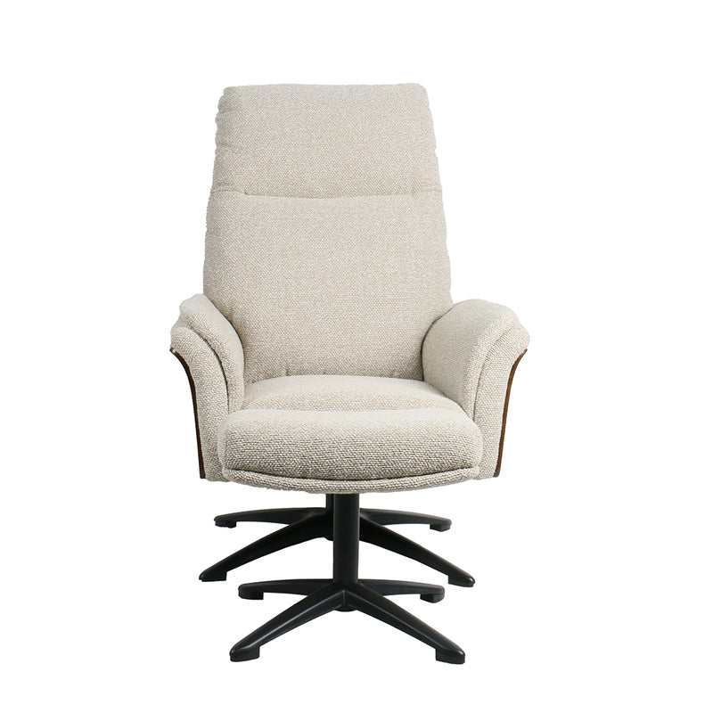 Relaxfauteuil Zenza | + Hocker 76x91x109 cm