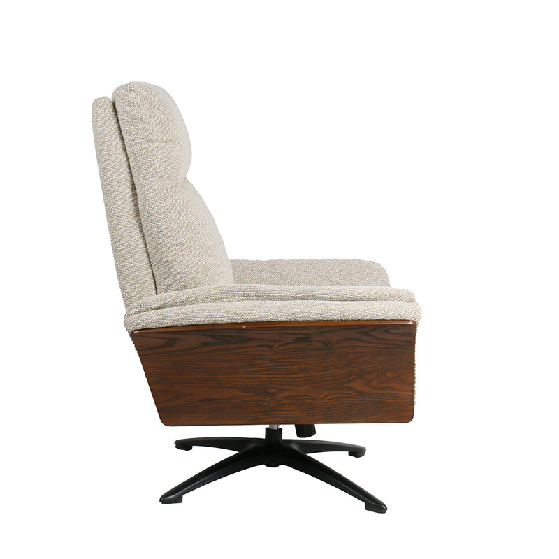 Relaxfauteuil Zenza | + Hocker 76x91x109 cm