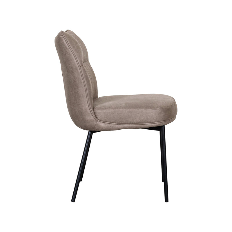 Eetkamerstoel Lennon | Taupe | 50x65x89 cm