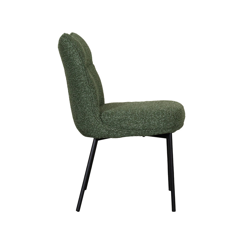 Eetkamerstoel Lennon | Groen | 50x65x89 cm