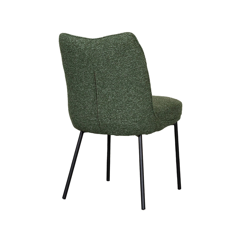 Eetkamerstoel Lennon | Groen | 50x65x89 cm