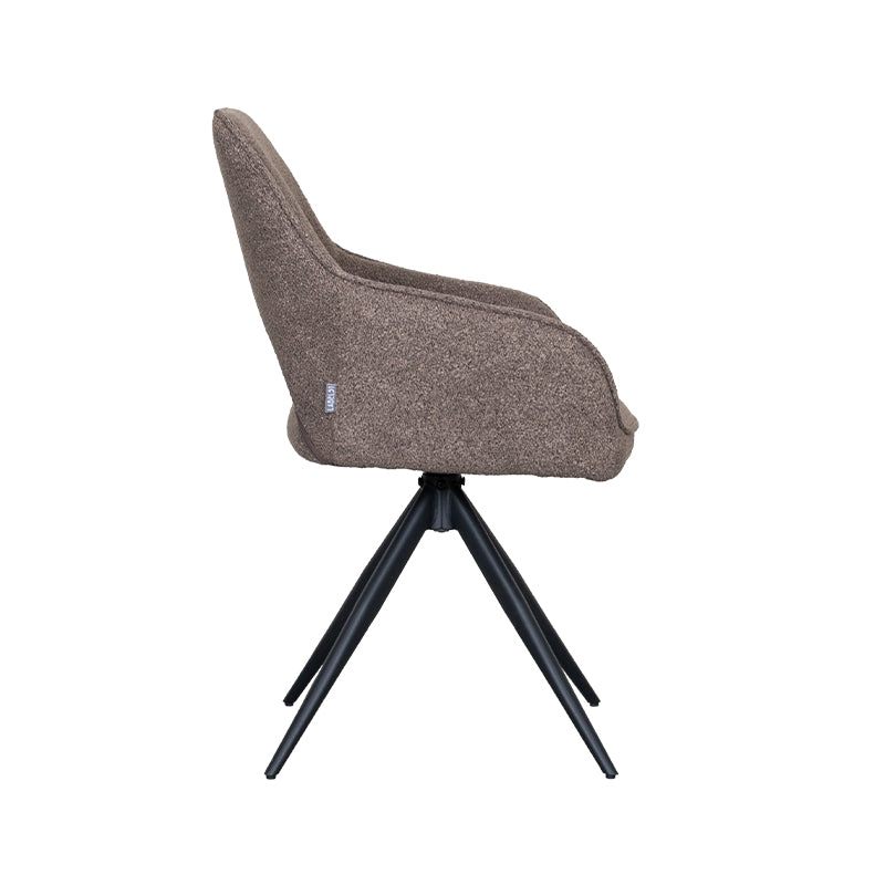 Eetkamerstoel Finley | Taupe | 60x59x91 cm