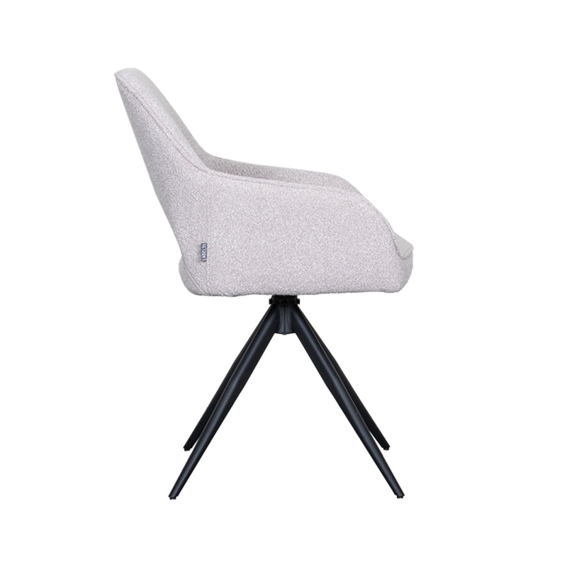 Eetkamerstoel Finley | Roze | 60x59x91 cm