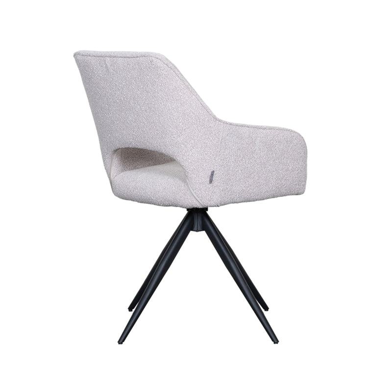 Eetkamerstoel Finley | Roze | 60x59x91 cm