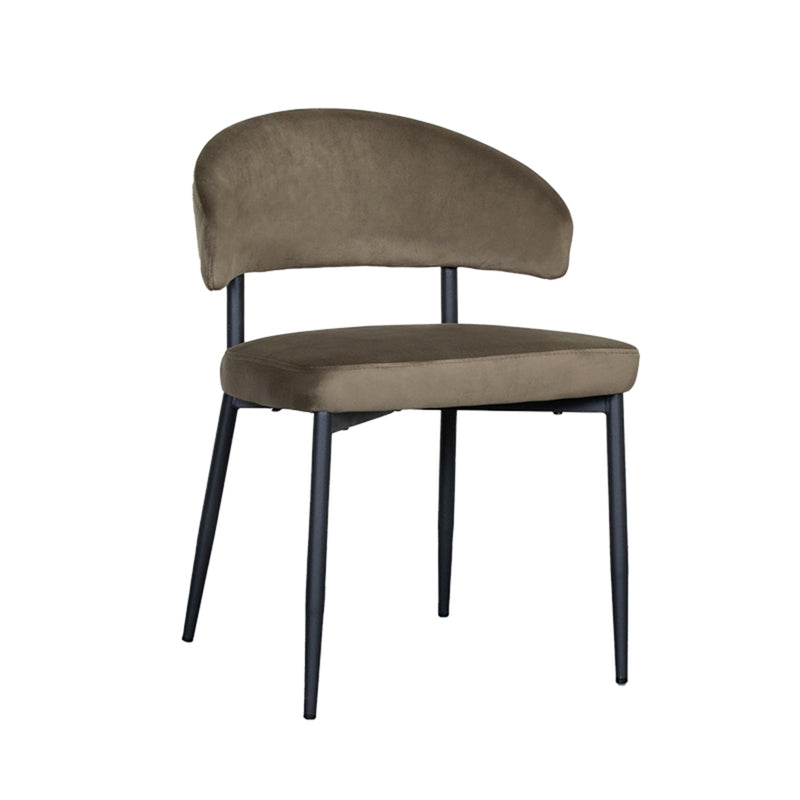 Eetkamerstoel Bliss | Taupe | 56x55x76 cm