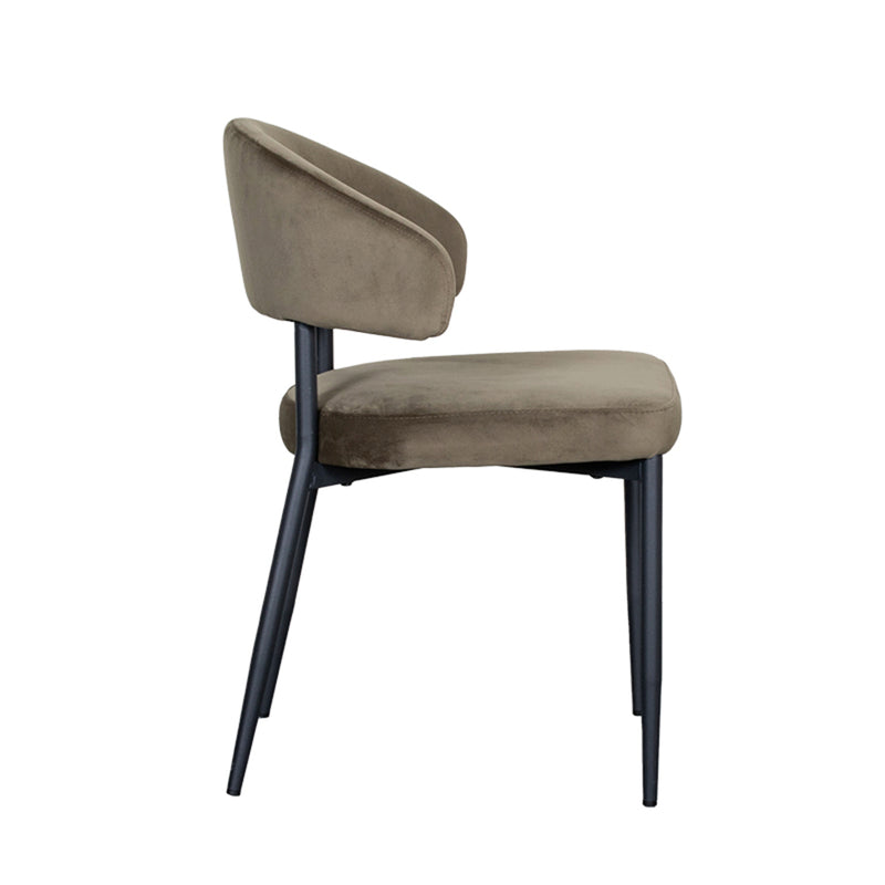 Eetkamerstoel Bliss | Taupe | 56x55x76 cm