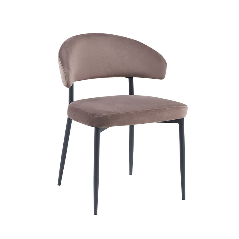 Eetkamerstoel Bliss | Taupe | 56x55x76 cm