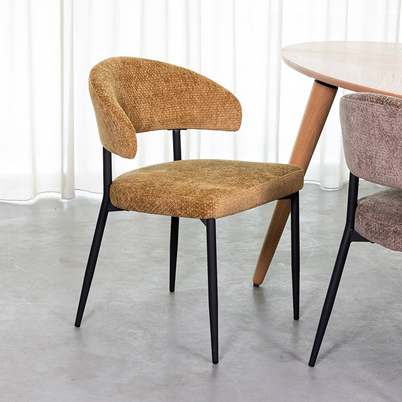Eetkamerstoel Bliss | Goudbruin | 56x55x76 cm
