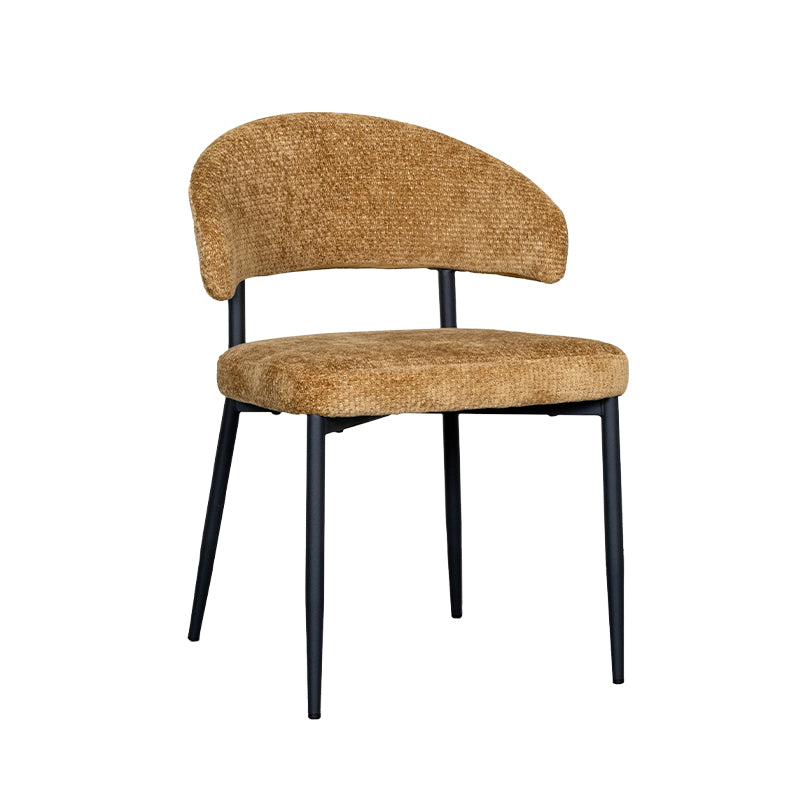 Eetkamerstoel Bliss | Goudbruin | 56x55x76 cm
