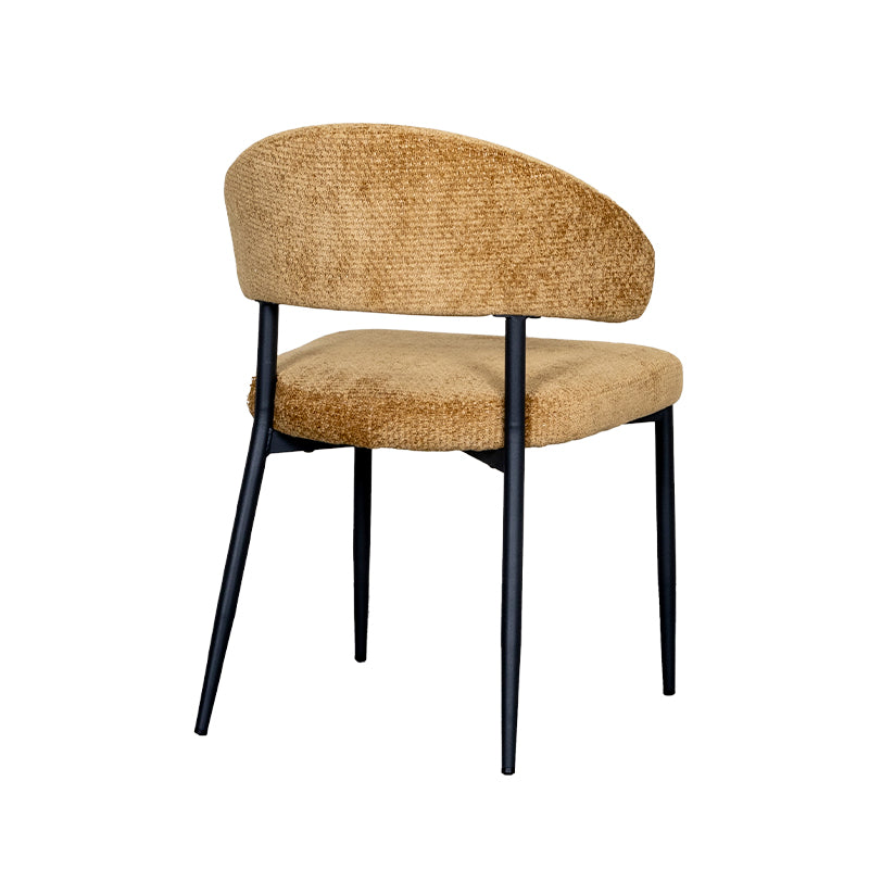 Eetkamerstoel Bliss | Goudbruin | 56x55x76 cm